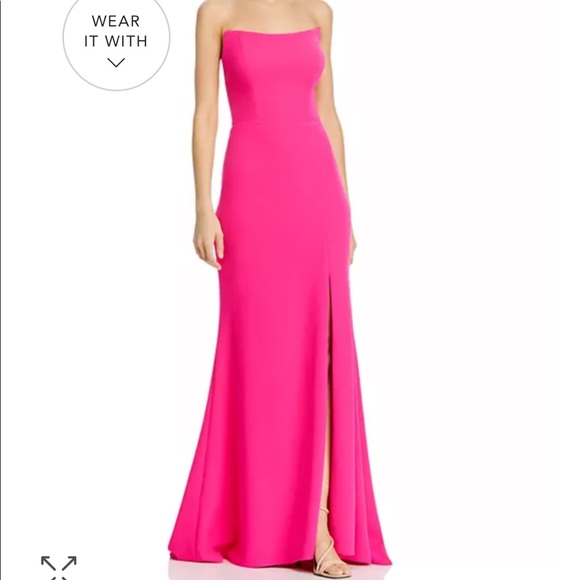 Aqua brand gown from Bloomingdales - Picture 2 of 2